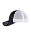 Casquette omnimesh adulte bleu marine / blanc Flexfit