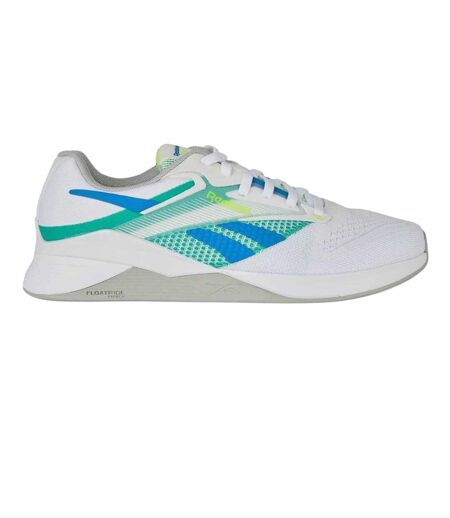 Womens/ladies Nano X4 Shoes White Green Reebok