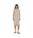 Womens/ladies Cowl Neck Sweater Dress Pumice Stone Only-4