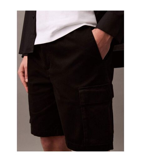 Mens Cargo Shorts Black Calvin Klein