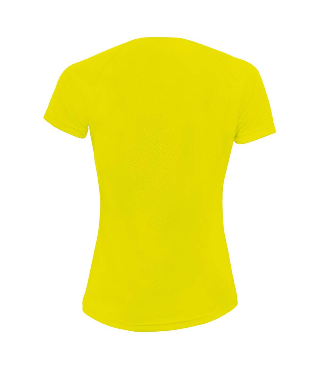 T-shirt de sport femme jaune néon SOLS-3