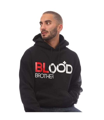 Mens Brand Hoodie Black Blood Brother