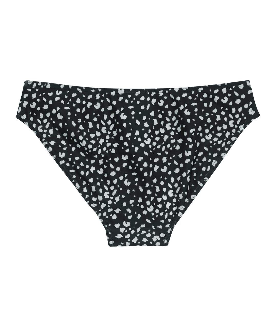 Womens/ladies Aceana Polka Dot Bikini Bottoms Black White Regatta-3