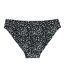 Womens/ladies Aceana Polka Dot Bikini Bottoms Black White Regatta-3