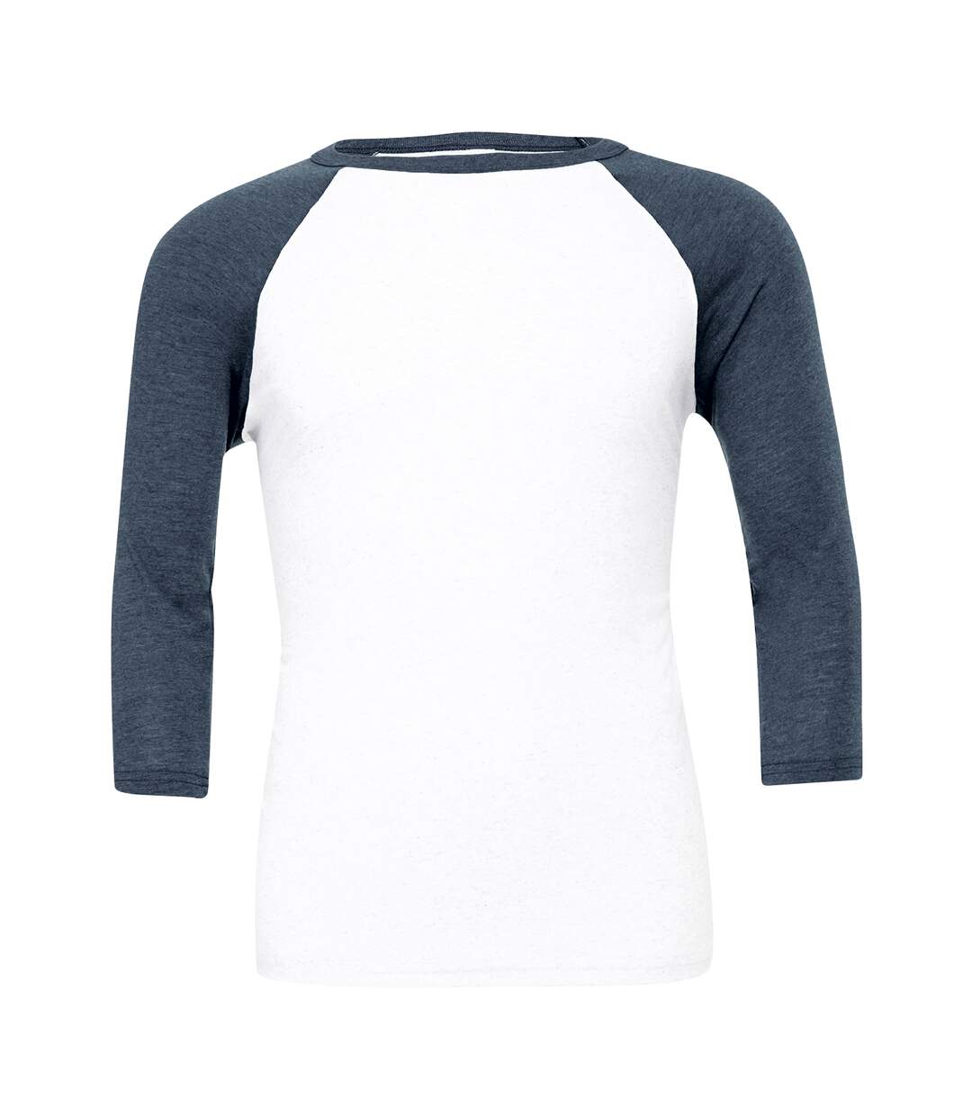 T-shirt adulte blanc / denim Bella + Canvas