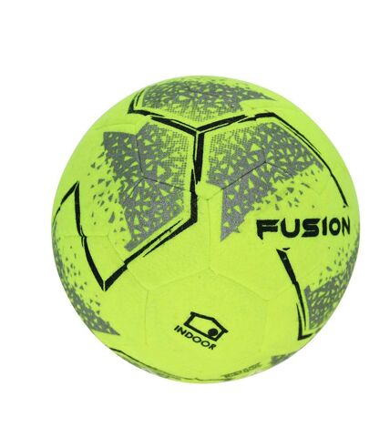 Precision - Ballon de foot FUSION (Vert fluo / Gris / Noir) (Taille 5) - UTRD553