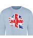 Sweat Motif/style Logo Adulte Bleu Ciel Lonsdale-2
