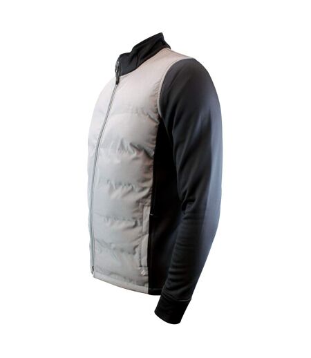 Veste résistante à l'eau doublée en polaire pour hommes fermeture éclair
