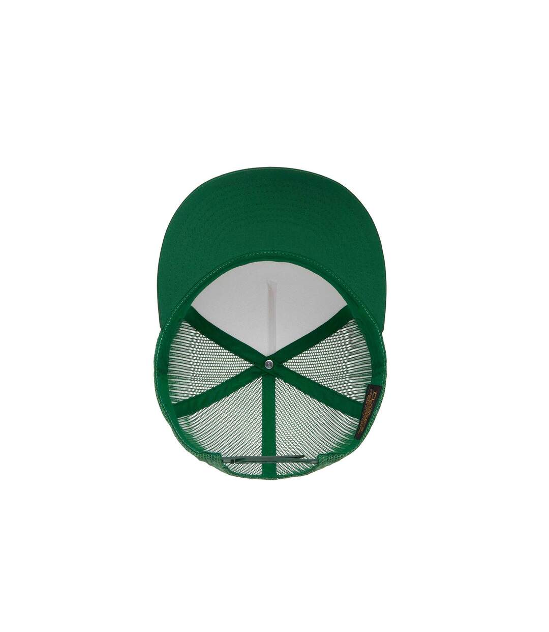 Casquette Trucker Classic Blanc Vert Kelly Yupoong-3