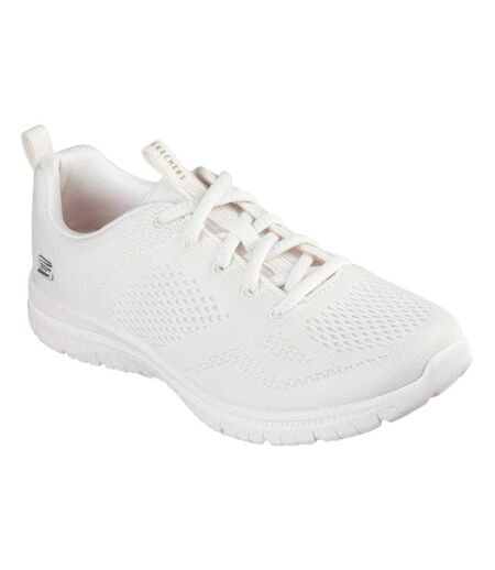 Baskets Femme Blanc Cassé Skechers