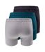 Boxers Presto Homme Gris Clair Vert Foncé Noir Iguana-2