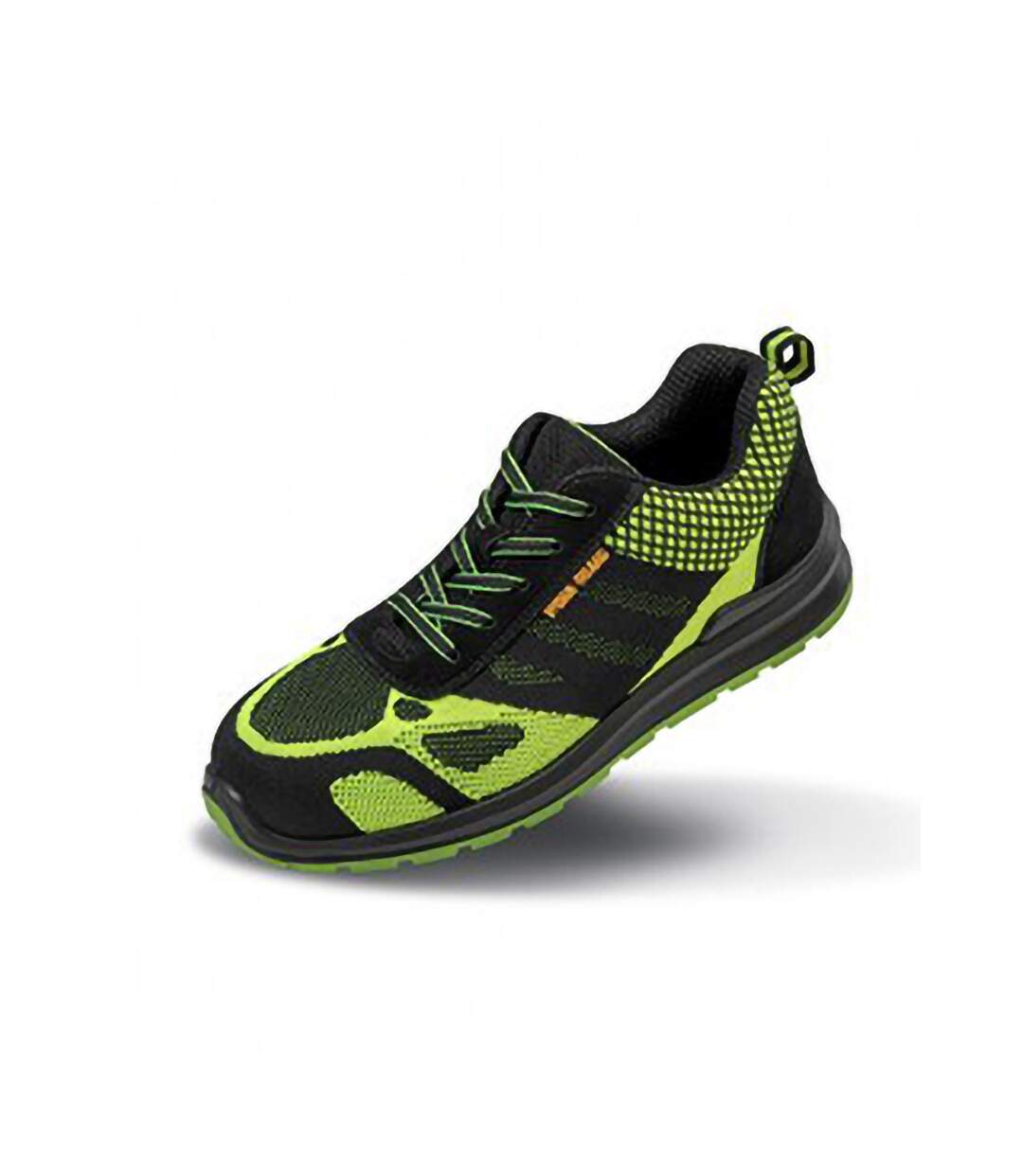 Result work-guard mens hicks safety trainers neon green/black WORK-GUARD by Result-2
