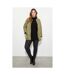 Womens/ladies Contrast Collarless Plus Padded Jacket Sage Dorothy Perkins-1