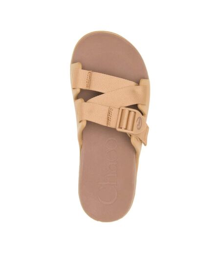 Claquettes Chillos Femme Marron Clair Chaco