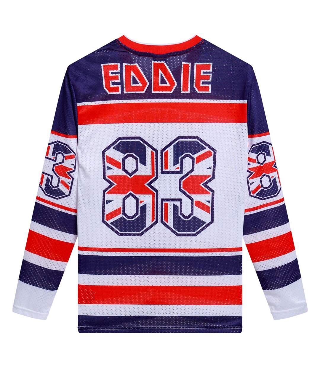 Maillot Hockey Motif/style Iron Maiden Adulte Blanc Amplified-2