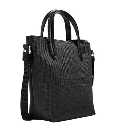 Logo Canvas Crossbody Bag One Size Black Lacoste