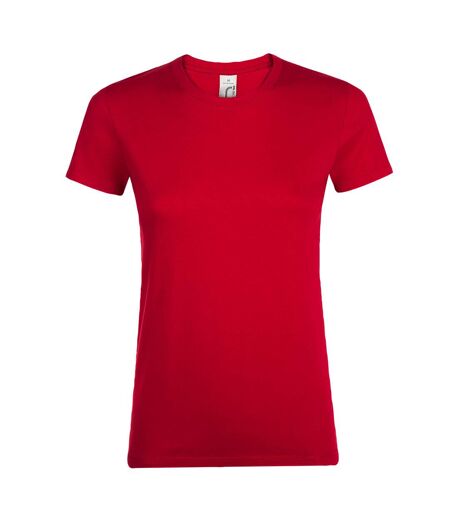 SOLS Womens/Ladies Regent Short Sleeve T-Shirt (Red) - UTPC2792