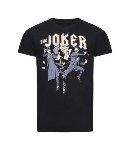 T-Shirt noir mixte comics joker men