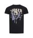 T-Shirt noir mixte comics joker men-1