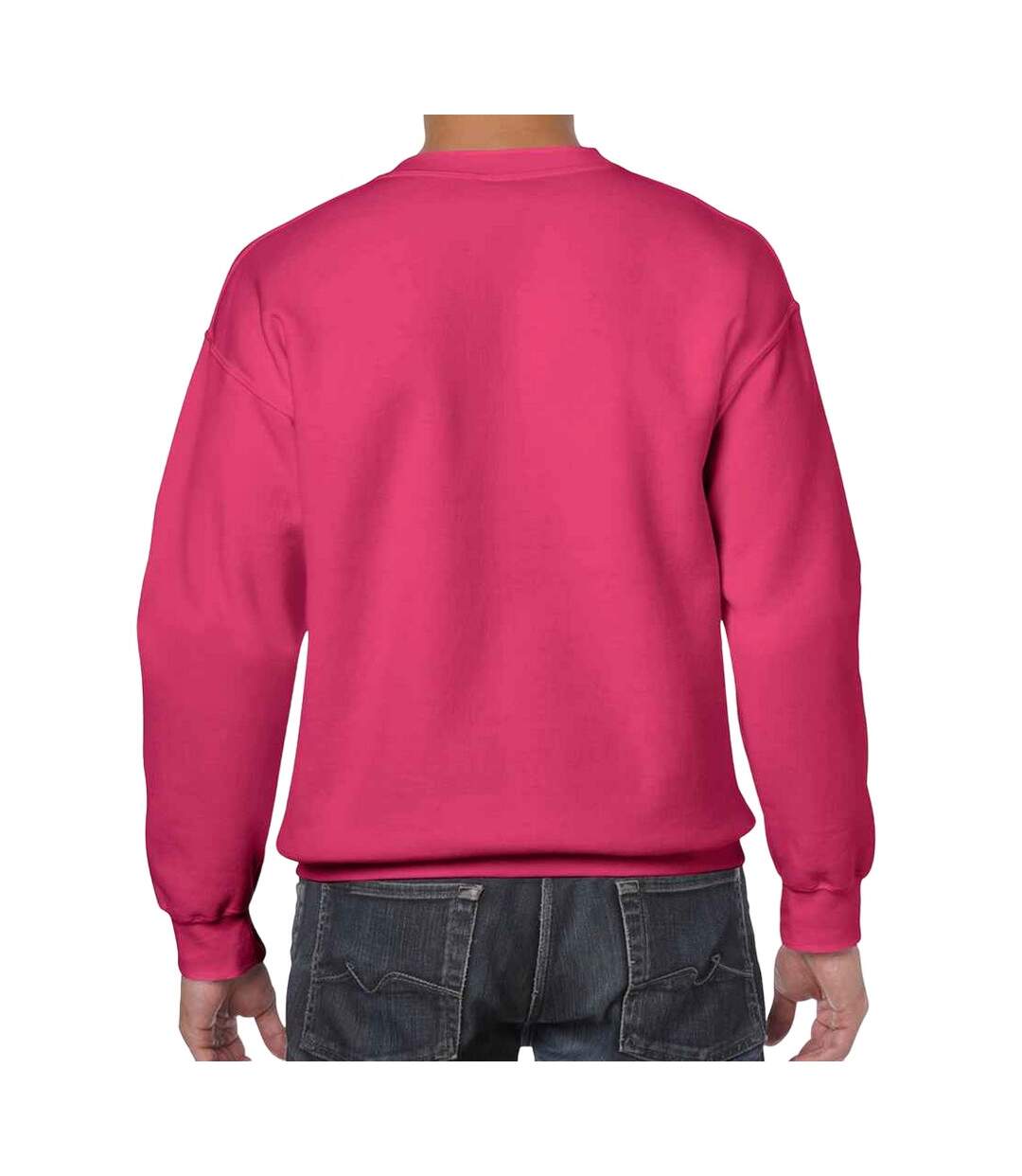 Sweat heavy blend homme rose Gildan-2