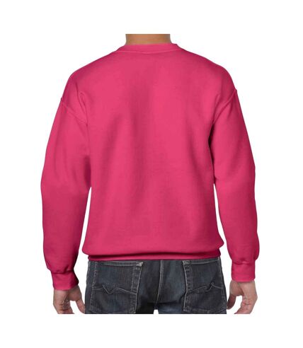 Mens heavy blend sweatshirt heliconia Gildan