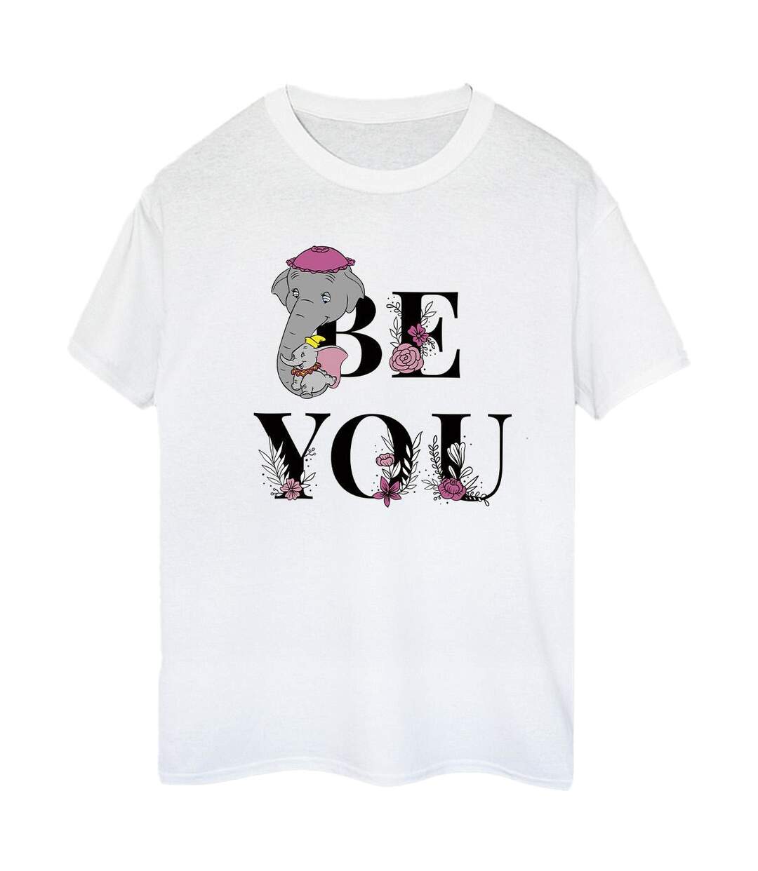 Disney - T-shirt DUMBO BE YOU - Femme (Blanc) - UTBI18319-1