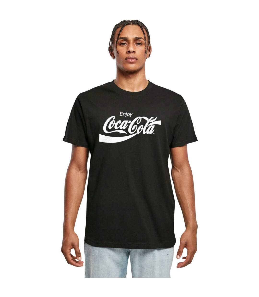 T-shirt Motif/style Coca-cola Homme Noir MerchCode-1