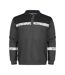 Mens Progression Hi-vis Polo Sweatshirt Grey Black Projob-1