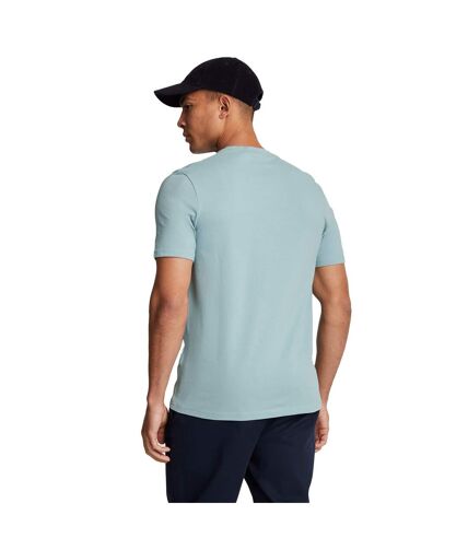 Mens pique t-shirt blue smoke Lyle & Scott