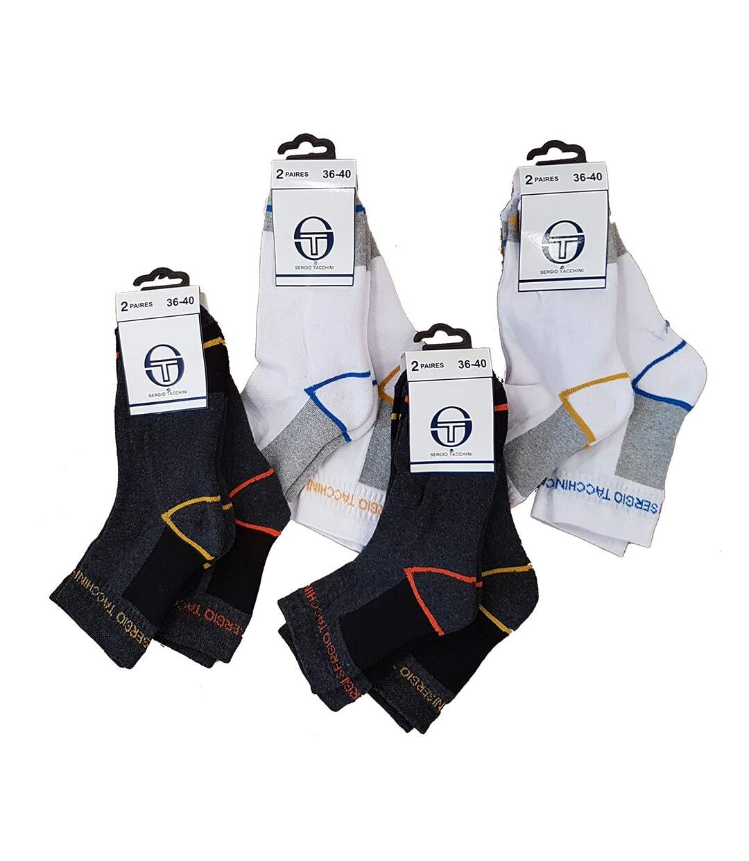 Chaussettes Femme SERGIO TACCHINI Socquettes Pack de 10 paires Bouclette