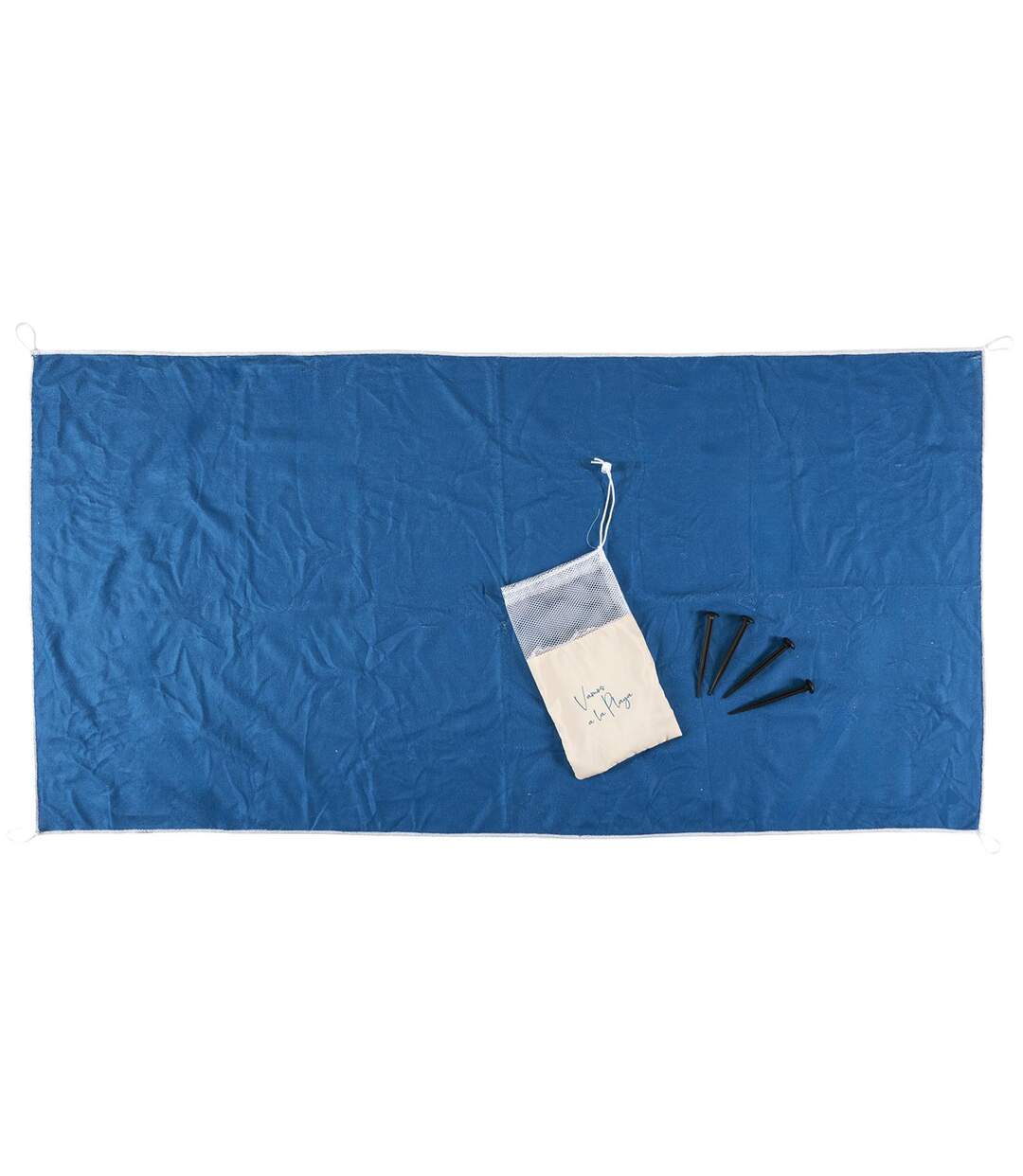 Serviette de plage avec ses piquets collection PLAYA-1