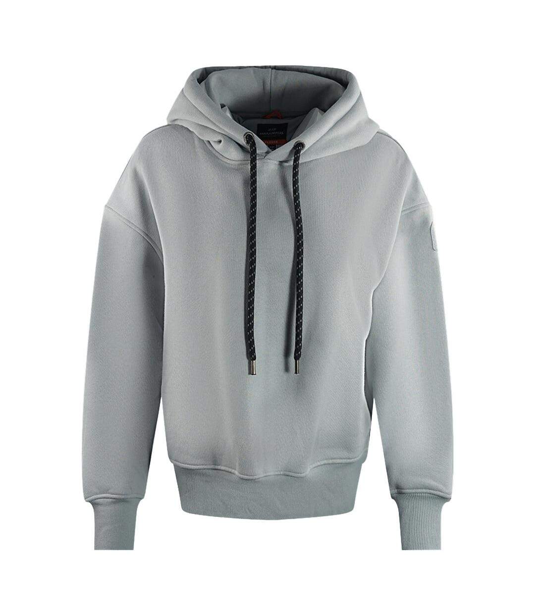 Womens/ladies Githa Plain Oversized Hoodie Shark Grey Parajumpers-1