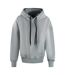 Womens/ladies Githa Plain Oversized Hoodie Shark Grey Parajumpers-1