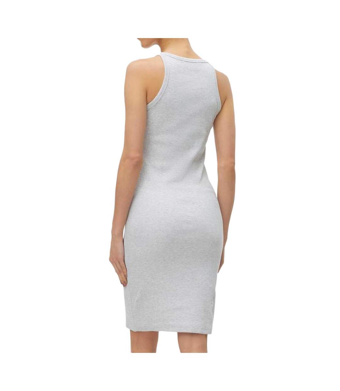 Robe Gris Femme Vero Moda Chloe - L