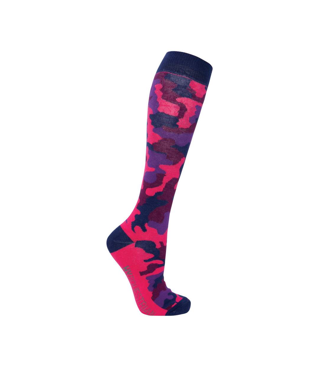 Chaussettes dynaforce femme framboise / bleu marine HyFASHION-3