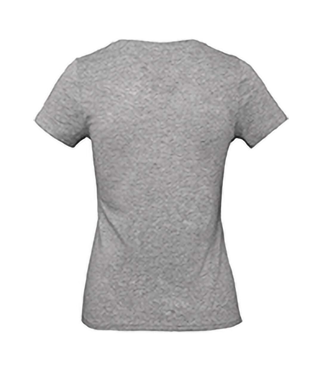 T-shirt femme gris B&C-2