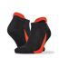 Spiro Unisex Adult Sports Socks (Pack of 3) (Black/Red) - UTBC4908