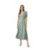 Robe Mi-longue Femme Kaki Dorothy Perkins-1
