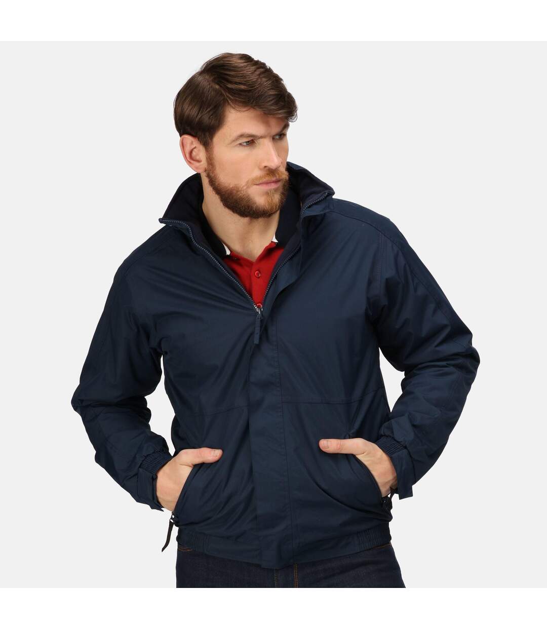 Dover Veste Coupe-vent Imperméable Homme Bleu Marine Regatta-3