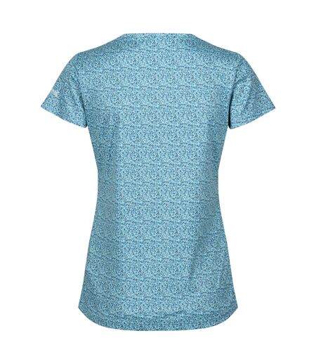 T-shirt fingal edition femme turquoise délavé Regatta