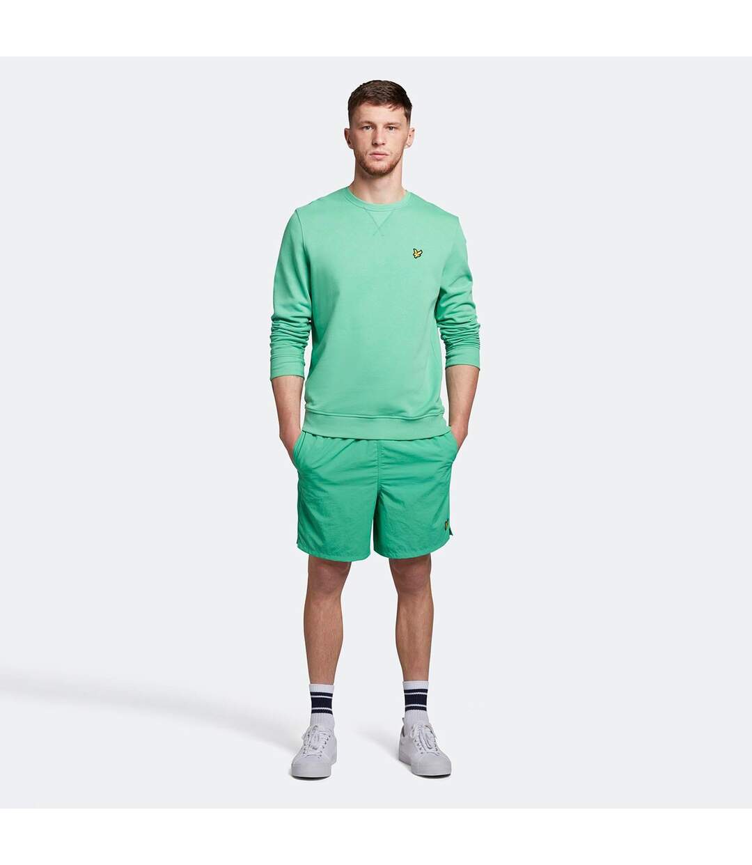 Sweat Homme Vert Menthe Lyle & Scott-2