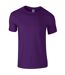 Gildan Mens Short Sleeve Soft-Style T-Shirt (Purple)