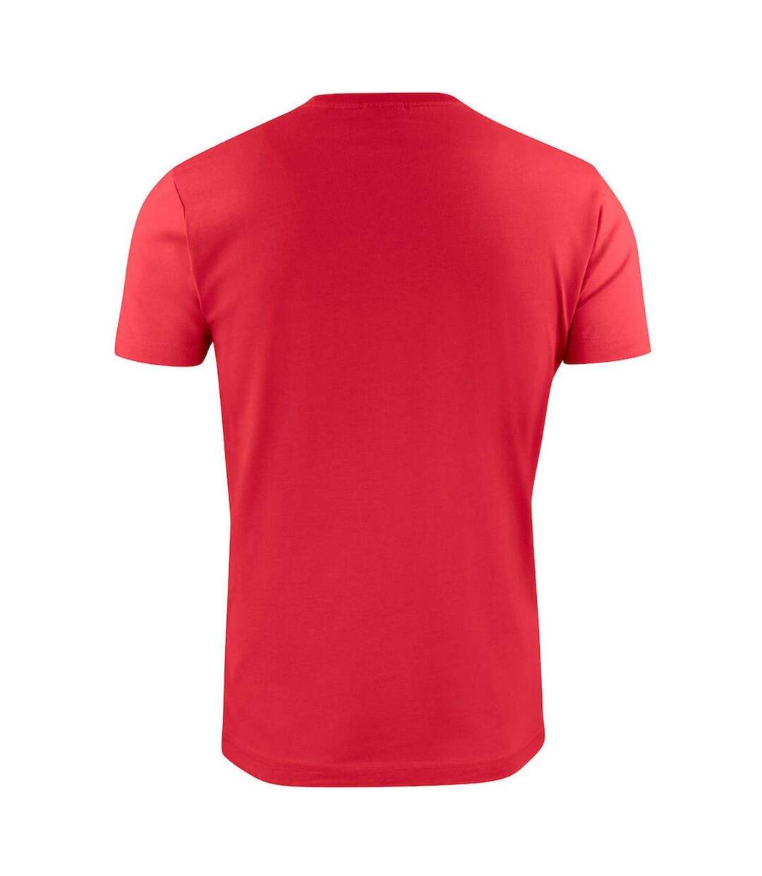 Mens Heavier Pro T-shirt Red Printer-2