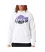 Sweat blanc homme new era hoody - l-1