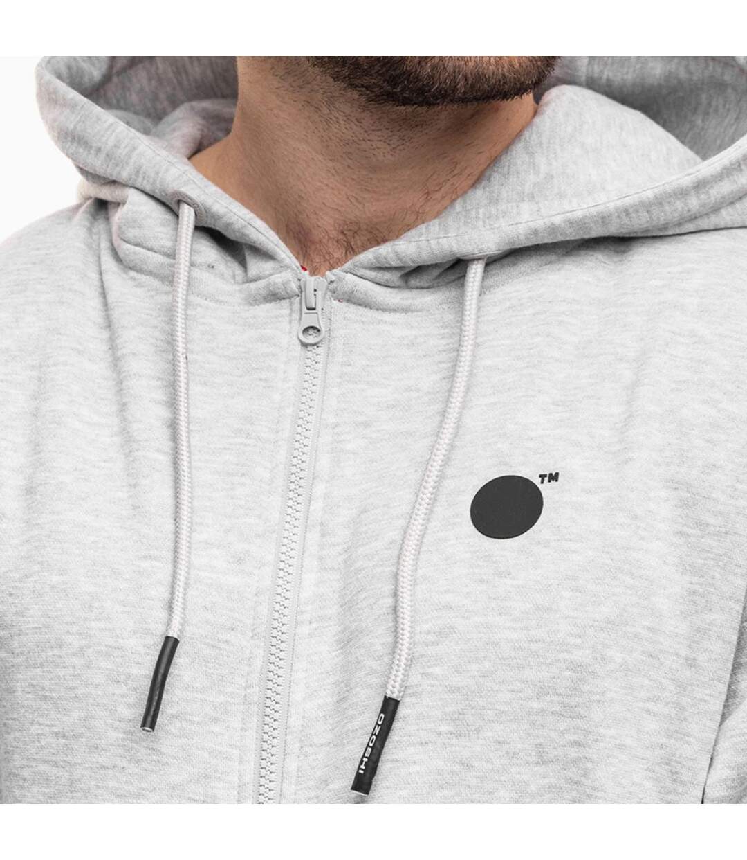 Sweat À Capuche Pecos Homme Gris Ozoshi-4