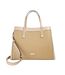 Deave Basket Weave Tote Bag One Size Taupe Print Dune London-1