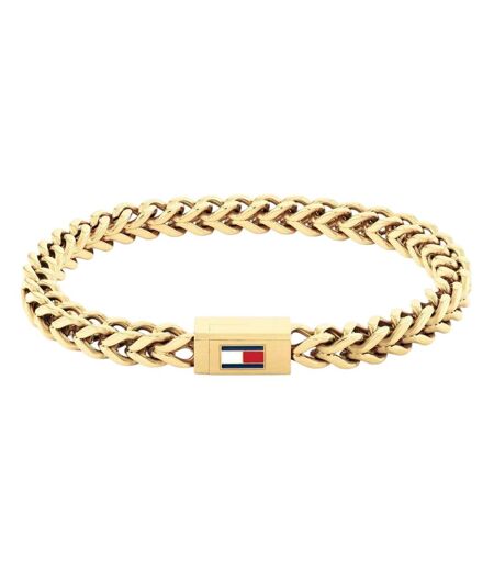 Mens Polished Chain Bracelet One Size Gold Tommy Hilfiger