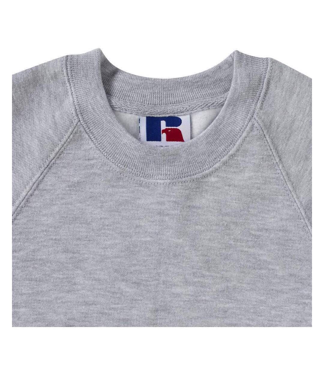 Sweatshirt Classique Gris Clair Russell-4