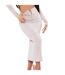 Jupe Mi-longue Femme Beige Missy Empire-2