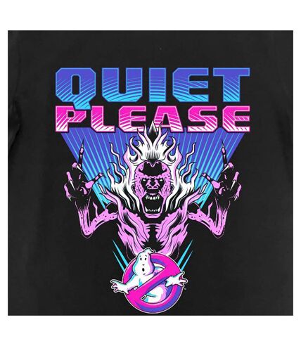 Ghostbusters Womens/Ladies Quiet Please T-Shirt Dress (Black)